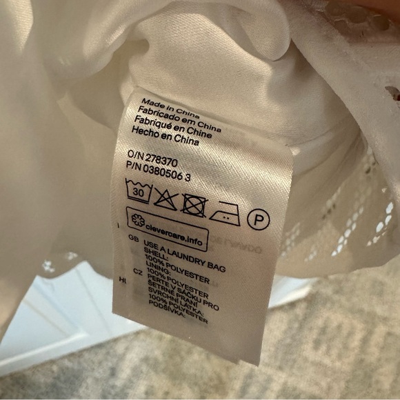 H&M White Peplum Top - Picture 5 of 5